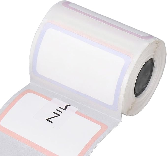 Self Adhesive Price Label, 150 Sheets Roll Self Adhesive Price Label for Thermal Printers, Indoor & Outdoor Use, Address Labels, (#1)
