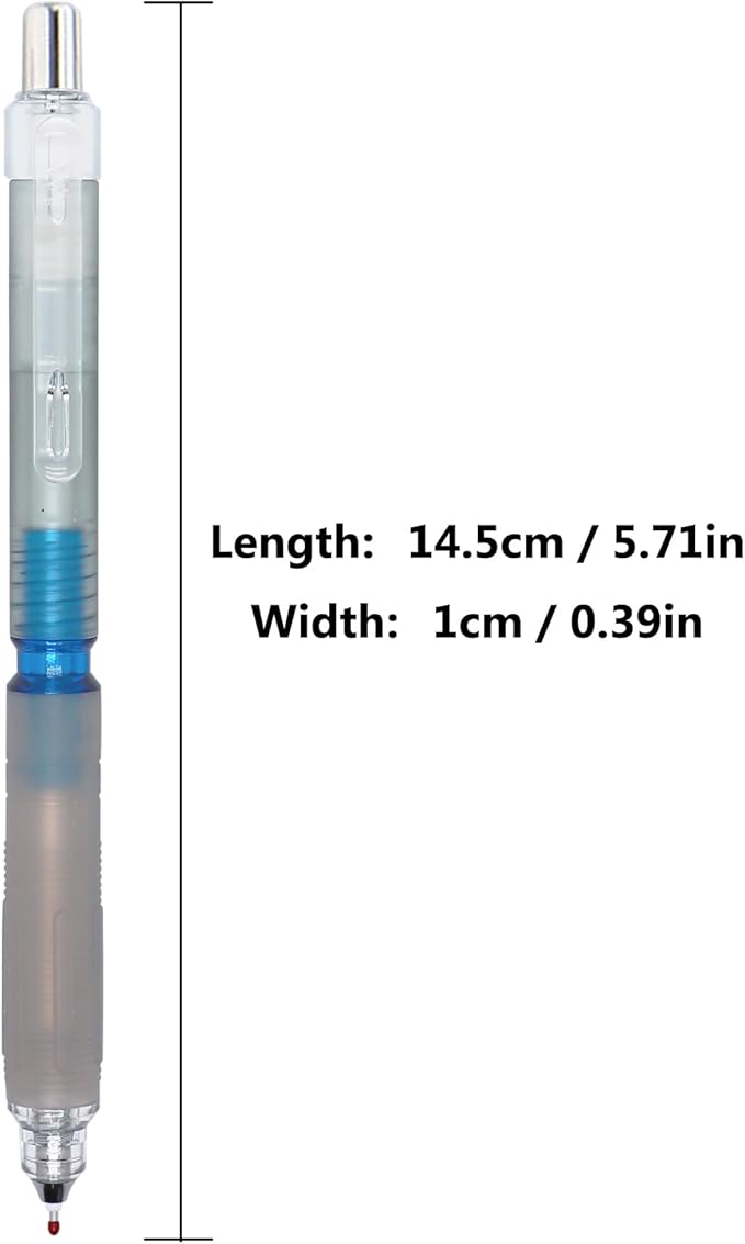 DUNBONG 0.5mm Fine Point, Black ink gel pens, Retractable Gel Pens, Quick Drying, Writing, Box of 6 Pens
