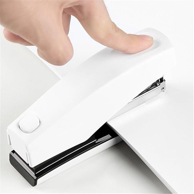 Labour-Saving Stapler Student Stationery Medium-Sized Metal Binding Stapler Office Supplies