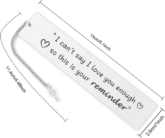 Boyfriend Gifts Bookmark for Her Gifts for Couples Valentines Day Gifts for Her Gifts for Him Gifts for Girlfriend Couples Christmas Gifts Couples Gifts Boyfriend Birthday Gift Wedding Gifts