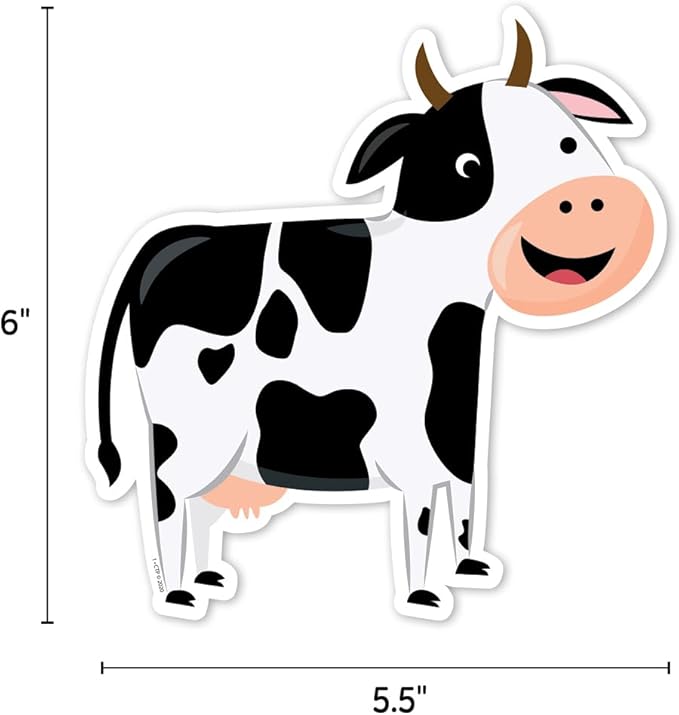 Creative Teaching Press Farm Friends 6" Designer Cut-Outs (10227)