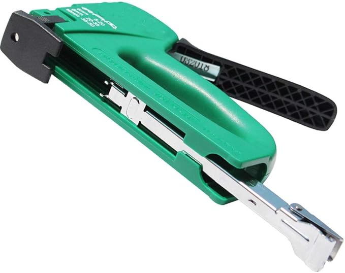 Stapler, Desktop Stapler, Mini Stapler fashion stapler Nail Gun Upholstery Framing Rivet Staple Guns Kit Furniture Stapler For Wood Door Nailers Rivet Tool Gift With Needles office supplies (Color : A