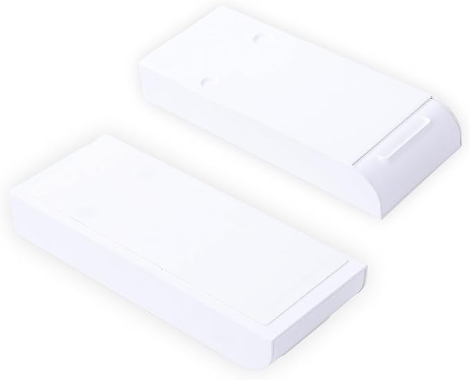 Periea Luna Under Desk Drawer Organizer, Self-Adhesive Storage Tray (White)