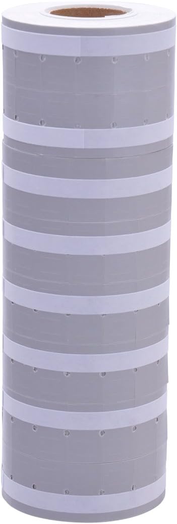 Gray Labels to fit Motex® MX5500 Price Guns 16 Pack (Free Ink roll Included)