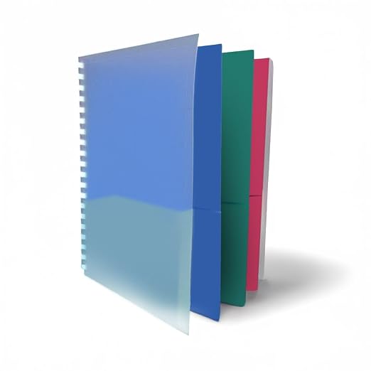 School Smart 8-Pocket Project Organizer, Polypropylene, Multicolor, 1 Count (Pack of 1)