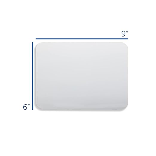 Flipside Products 6" x 9" Dry Erase White Boards, Classroom Pack, Single-Sided Lapboard for Class, Reusable for Group Participation - 24 Pack