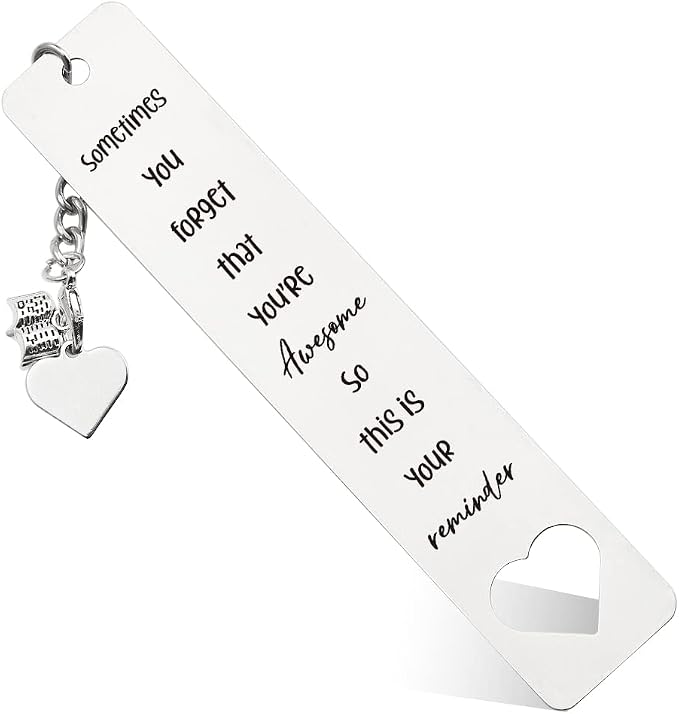 Inspirational Bookmark for Women, Men, Cute Bookmark for Women, Men, Christmas Stocking Stuffers Ideas for Teens, Boys, Girls, Kids, Friends, Teachers, Graduation Gifts for Friends, WB87