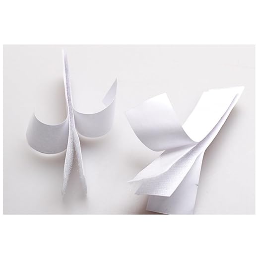 10pcs Hook Loop Tape for Table Skirt Self-Adhesive Strips Strong Hold for Home Office Use