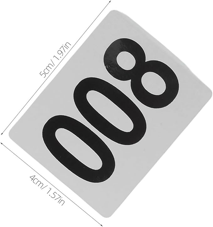 1 Roll Consecutively Numbered Labels, 1-1000 Self-Adhesive Inventory Numbered Sticker for Inventory Management and Storage Solutions