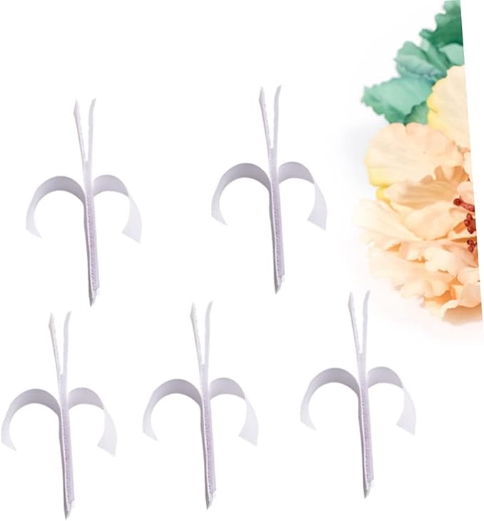 Garneck 5pcs Self-Adhesive Hook and Loop Tape Table Skirt Sticker Pads for Wall Mounting Strong Hold for Smooth Surfaces for Home Office and Classroom Use