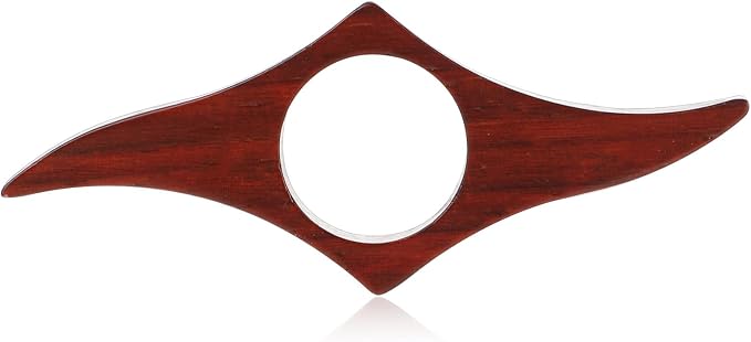 Sliverdew Natural Walnut Wood Thumb Book Page Holder, Universal Medium Size Page Spreader for Hands Free Reading, Premium Book Opener Bookmark, Unique Literary Gifts for Avid Readers Bookworms - 22mm