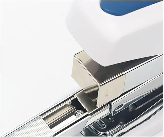 Desk Stapler Desktop Stapler Durable Metal Stapler 50 Pages Capacity Multifunctional Single Finger Contact Stapler Suitable for Office Or Desk White School Supplies (Color : A)