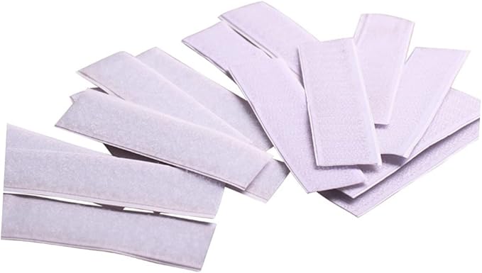 Alipis 5Pcs Mounting Tape Adhesive Hook Loop Strips for Wall Carpet and Furniture Reusable and Removable Strong Hold Smooth Surfaces for Home Office and Crafts