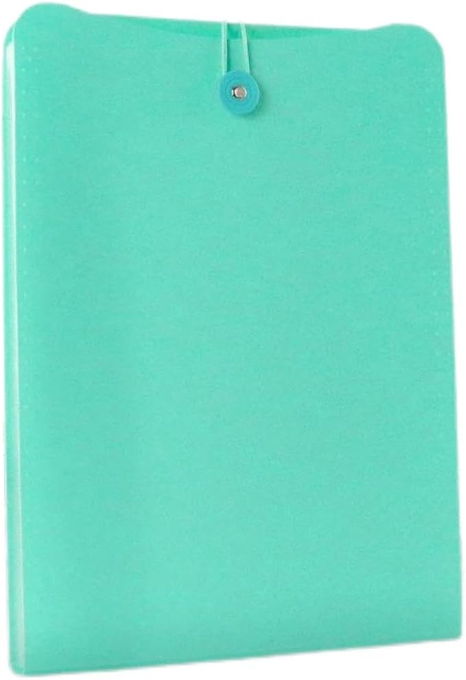 Vertical Expanding Accordion Folder with 7 Pockets Paperwork Organizer Document Wallet Briefcase Business File Organizer Bag A4 Letter Size Elastic Rope Closure Green