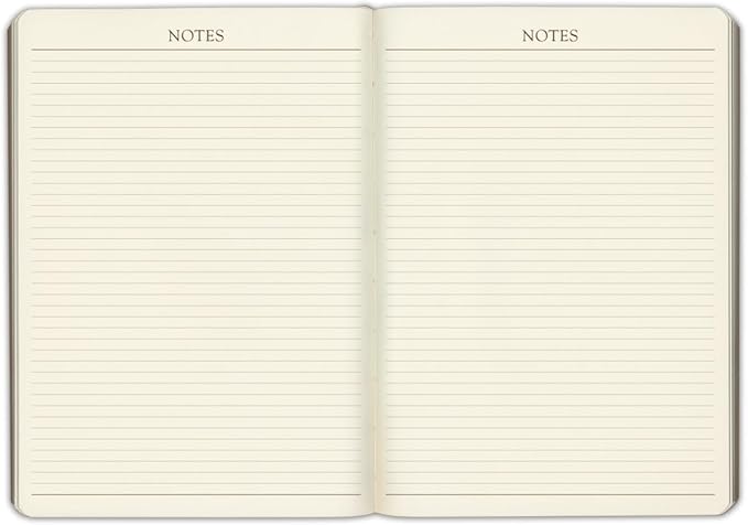 Gallery Leather Desk Weekly Monthly Planner 2027, Elegantly Bound Calendar Planner and Notebook with Stylish Gold-Gilded Page Edges, 12 Months - Monhegan Emerald - 8x5.5"