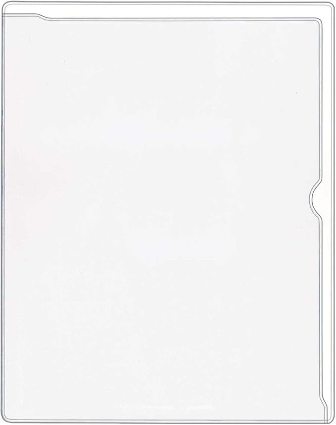 StoreSMART - Paperwork Organizers - 50-Pack - Clear Plastic - Heavy Duty - PF8511STC-50