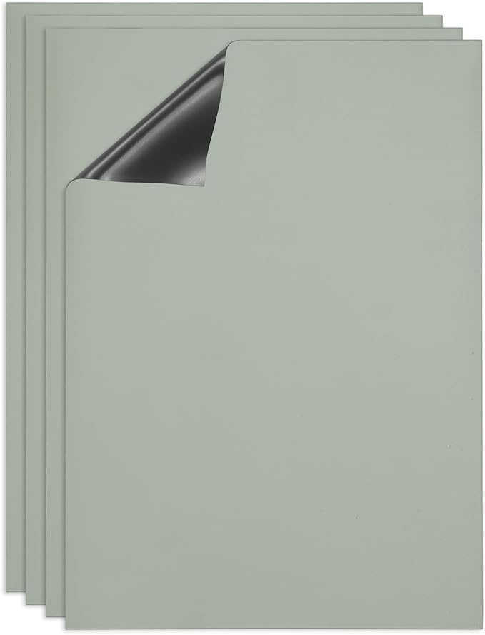 PATIKIL Dry Erase Board, A4 4 Pack Magnets Whiteboard Fridge Calendar to Do List Magnetic Board Office Supplies for Home Kitchen Refrigerator Desk Wall, Gray
