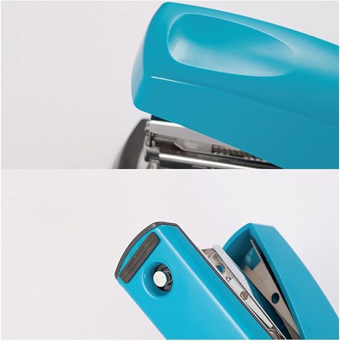 Desk Stapler Labor-Saving Office Stapler Handheld Stapler Office Supplies 25 Page Capacity Stapler Suitable for Office Or Desk with 3 Color Options School Supplies (Color : A)