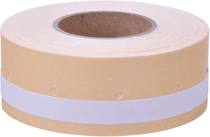 Buff Brown with No Tamper Proof Slits Labels to fit XL Pro® 2 Price Guns 16 Pack (Free Ink Roll Included)
