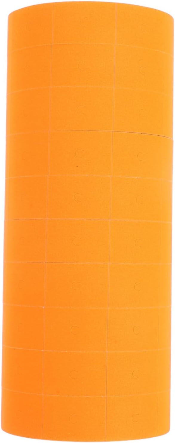 ARTIBETTER 10rolls Labeler Paper Roll for Price Label Price Tag Paper Marking Labels for Retail Store