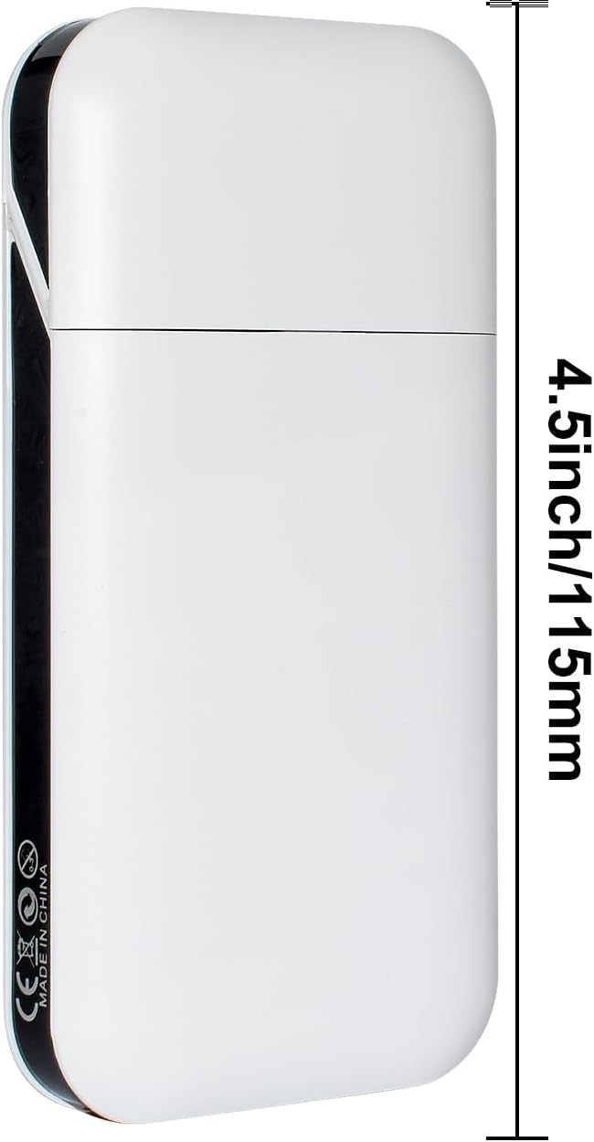 Extra Large Pre-Roll Paper Storage, Simple White Box, 110MM Large Capacity