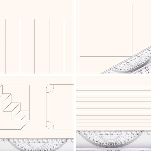 12 Inch Slide Ruler for Mathematics - 2 Pack Multifunctional Drawing & Rolling Ruler, Balancing Scale for Students, Artists, Architects, Engineers