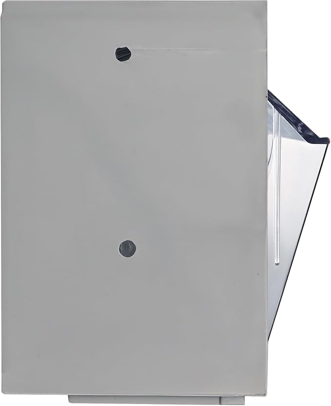Deflecto Six-bin horizontal tilt bin storage system, 23-5/8w x 3-5/8d x 4-1/2h, Gray (20609B1PK)