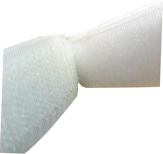 Lurrose 2cm x 5m Sticky Strips Hook Loop Adhesive Tape Durable Woven Nylon Fastener Double-Sided Adhesive for Electronics Construction