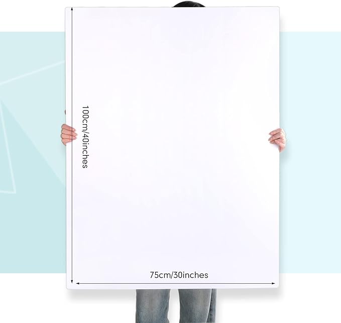 Kathfly 6 Pack Large White Foam Boards 30 x 40 x 3/16" Thick Acid Free Foam Core Board Double Sided Rigid Poster Foamboard for Art Craft Projects Presentation Signage Painting Wedding School Display