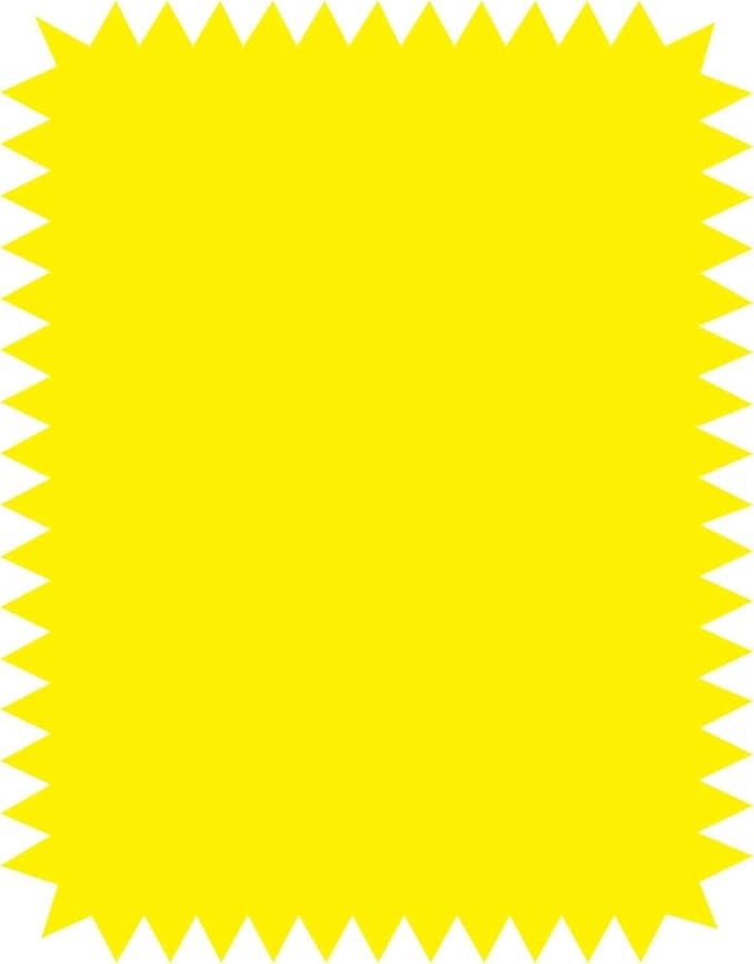 BAZIC Products Poster Board Neon Color Pre-Cut Shape, 13.5" X 10.75" Arrow Balloon Cloud Spark Shape, Arts School Supplies Crafts Project (5/Pack), 48-Packs