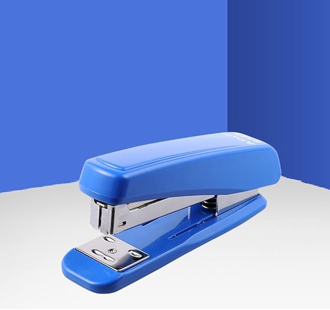 Desk Stapler Staplers for Desk B8 Stapler 20-Page Capacity Office Documents Finishing and Binding Essentials Office Tools School Supplies (Color : Blue)