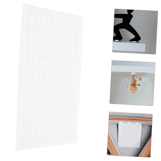 HEALLILY 1500pcs Removable Double-Sided Gel Adhesive Dots for Wall Hanging Sticky Tack for Museum and Home Use No Residue Easy Installation Fasteners
