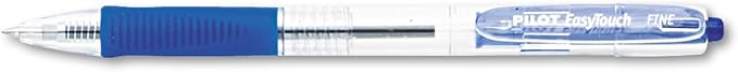 PILOT EasyTouch Refillable & Retractable Ballpoint Pens, Fine Point, Blue Ink, 12-Pack (32211)