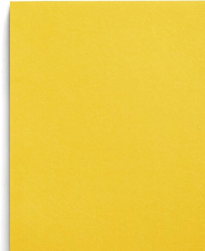 Staples 10% Recycled Smooth 2‑Pocket Paper Presentation Folders with Fasteners, Letter Size Project Folders for Office & School, Yellow, 10‑Pack