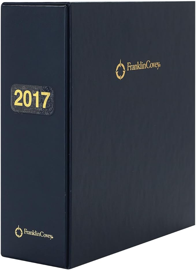 FranklinCovey - Storage Sleeve for FranklinCovey Planners | Protect Past and Future Planner Pages (Classic, Navy)