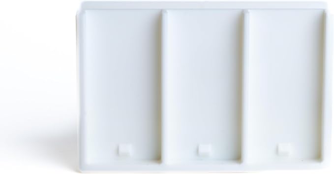 Remote Holder Organizer Pedestal Caddy compatible with Lutron Pico Remotes, Anti-Slip Feet, Holds 3 Remotes, White, Indoor Use Only