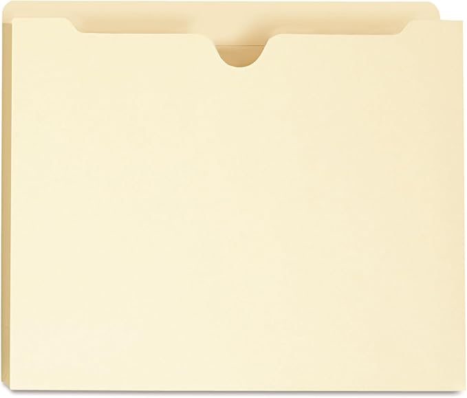 UNV73500 - Manila File Jackets with Reinforced Tabs