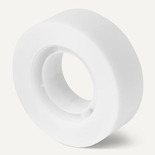 Amazon Basics Matte Finish Invisible Tape, 3/4" x 1000" (27.78 Yards), Transparent, 24-Pack