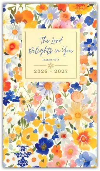 Faithfully Yours 2026-2027 Pocket Calendar and Planner (The Lord Delights in You)