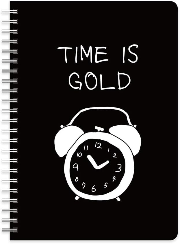 Monolike Little Doodle 4 Month Study Planner, Clock - Academic Planner, Weekly & Monthly Planner, Study plan