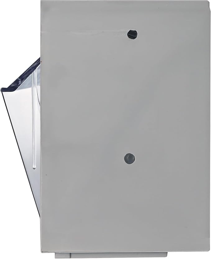 Deflecto Six-bin horizontal tilt bin storage system, 23-5/8w x 3-5/8d x 4-1/2h, Gray (20609B1PK)