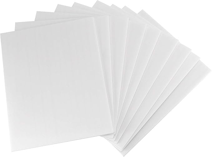 KOHAND 50 Pack 12 x 16 x 1/8 inch Foam Core Backing Boards, White Foam Boards, Thick Craft Poster Board for Signs, Presentations, School, Office and Art Projects