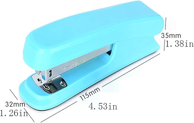 Liudan Stapler Desktop Stapler, the Office Desktop Staplers have 20 Sheet Capacities, Easy Ergonomic Stapler for Desk to Load Office Stapler