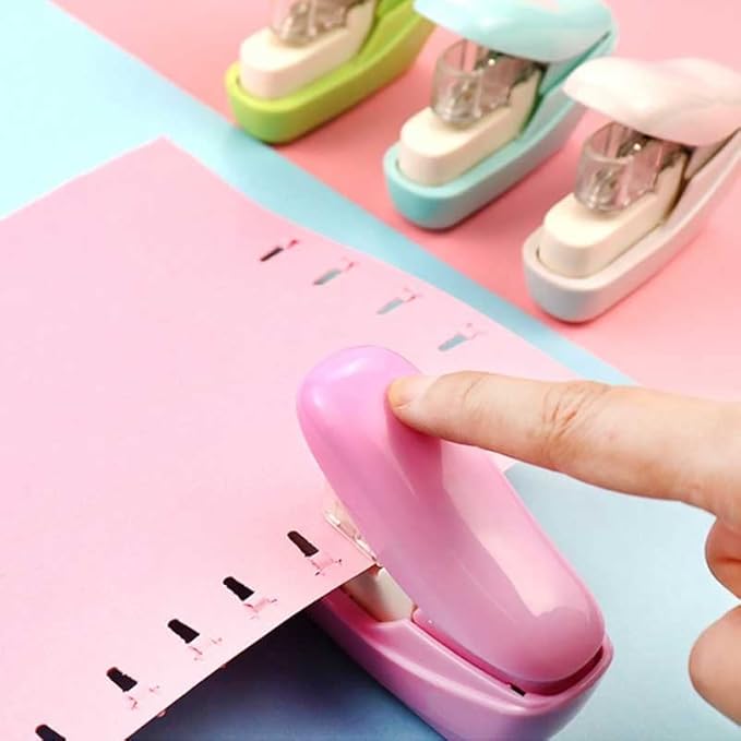 Staple-Free Stapler Office Student Stationery Paper Document Binding Machine Binding Tool Supplies(E)