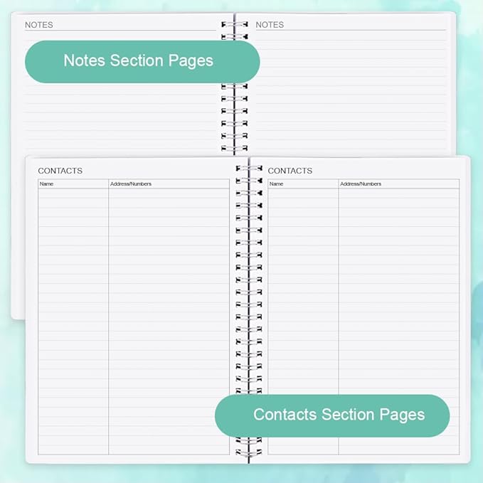 Bill Payment Tracker Notebook - Monthly Bill Organizer & Planner Notebook, Personal Budgeting & Financial Tracker, 5.8" x 8.25" with Pocket