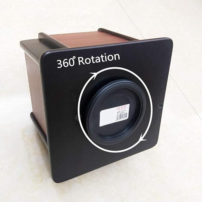 Rotatable remote control organizer wooden multi-purpose pen holder multi compartment storage and sorting box office and home desktop organizer HeBen7005