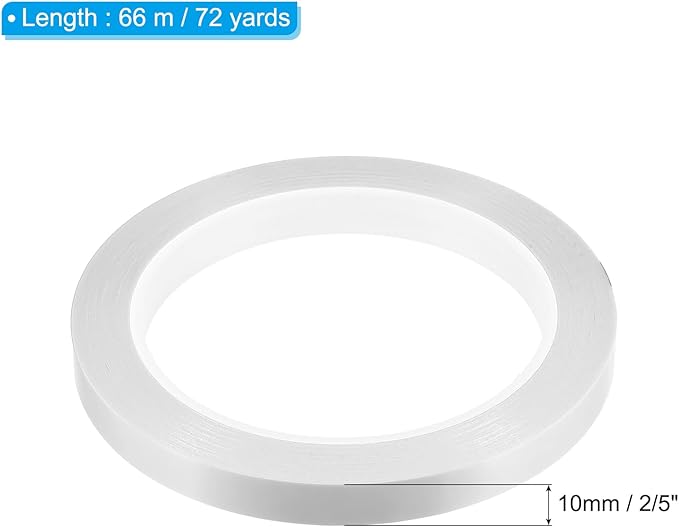 PATIKIL 3/8" Whiteboard Tape, 6 Pack Thin Dry Erase Tape for Graphic Chart Marking DIY Art, White