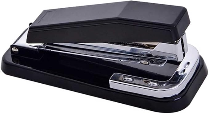360 Degree Rotating Stapler School Desktop Stapler Portable Standard Staplers for Paper Binding School Office Accessories(Black)