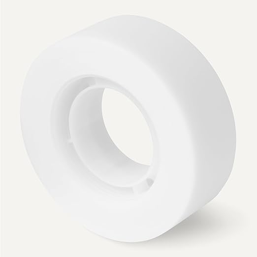 Amazon Basics Matte Finish Invisible Tape, 3/4" x 1000" (27.78 Yards), Transparent, 12-Pack