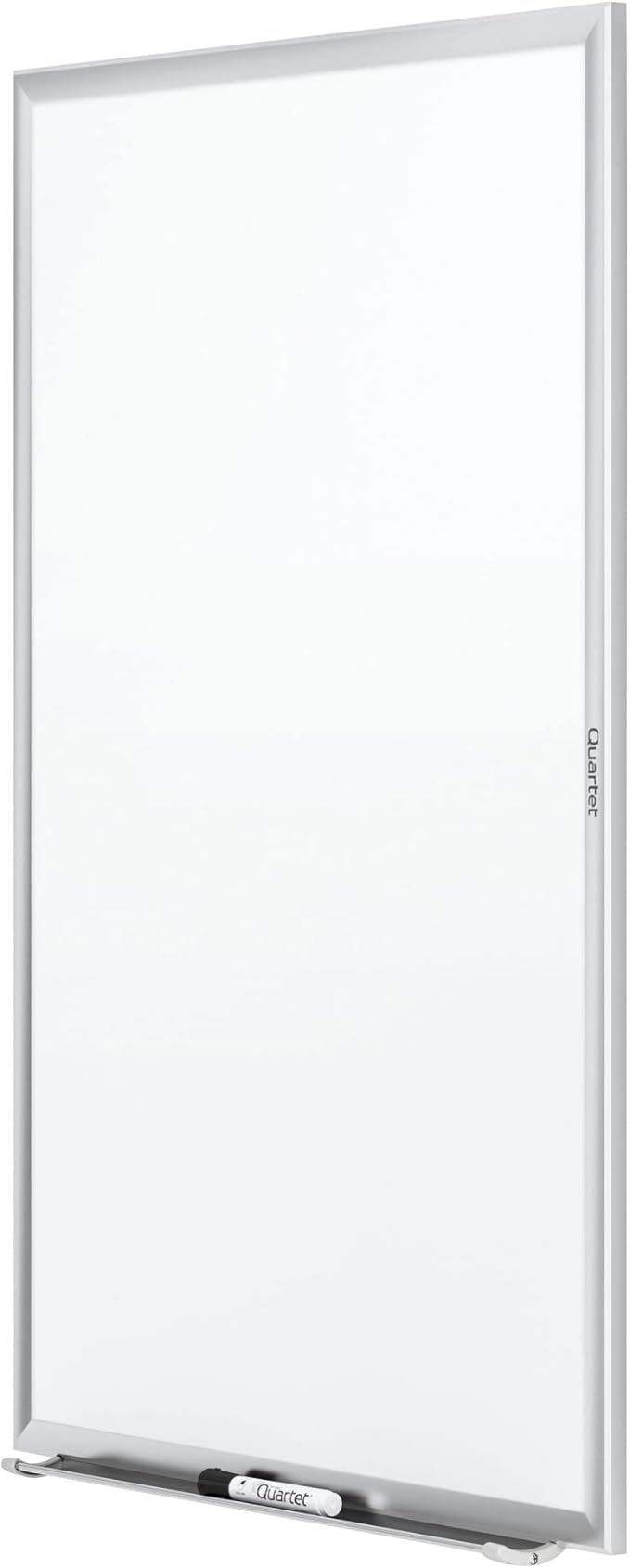 Quartet Dry Erase White Board 72"W x 48"H Magnetic Whiteboard, Nano-Clean, Silver Aluminum Frame (SM537)